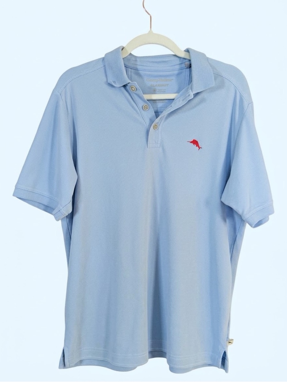 Tommy Bahama Men’s Island Zone Supima Polo Shirt Size Small Blue Activewear Golf